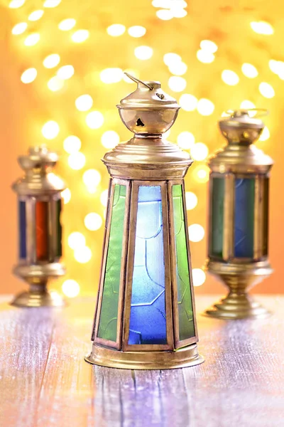 A Group of Three Ramadan Lanterns — Stock Photo, Image