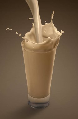 çikolatalı milkshake bardak
