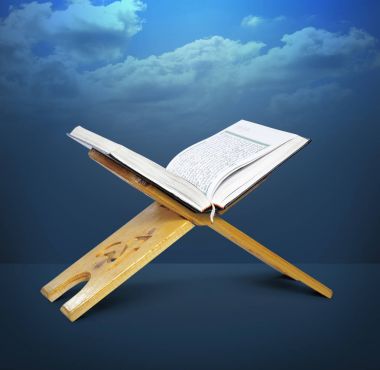 Open Quran Stand clipart