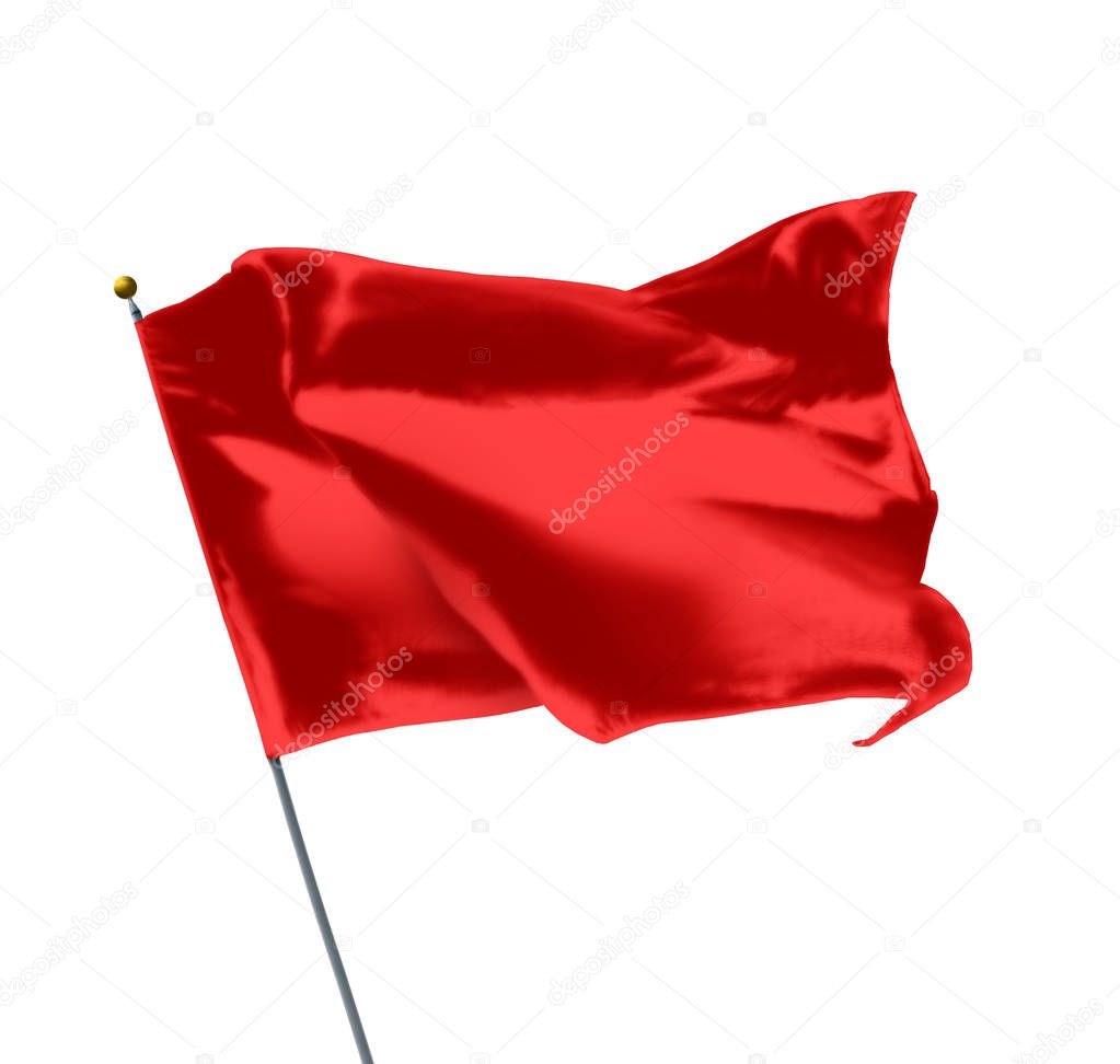 Red Mockup Flag