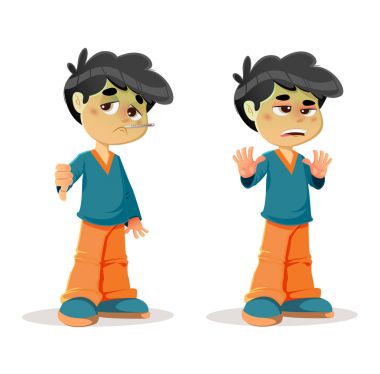 Hasta tiksinti genç çocuk ifadeler