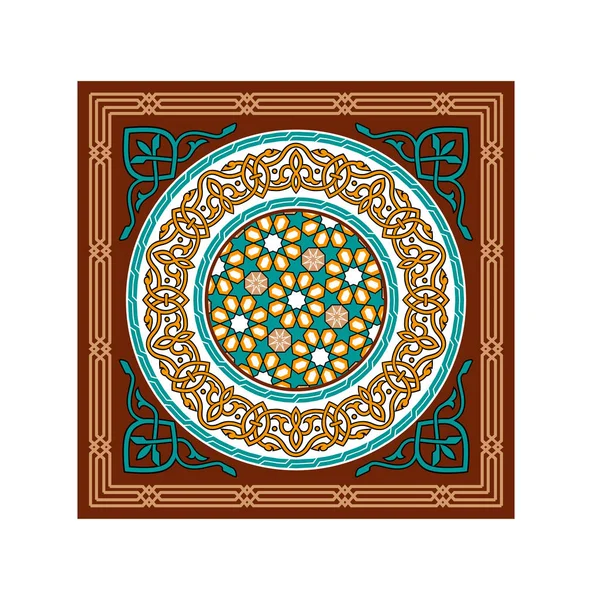 Traditional Vector Islamic Art — Stock Vector