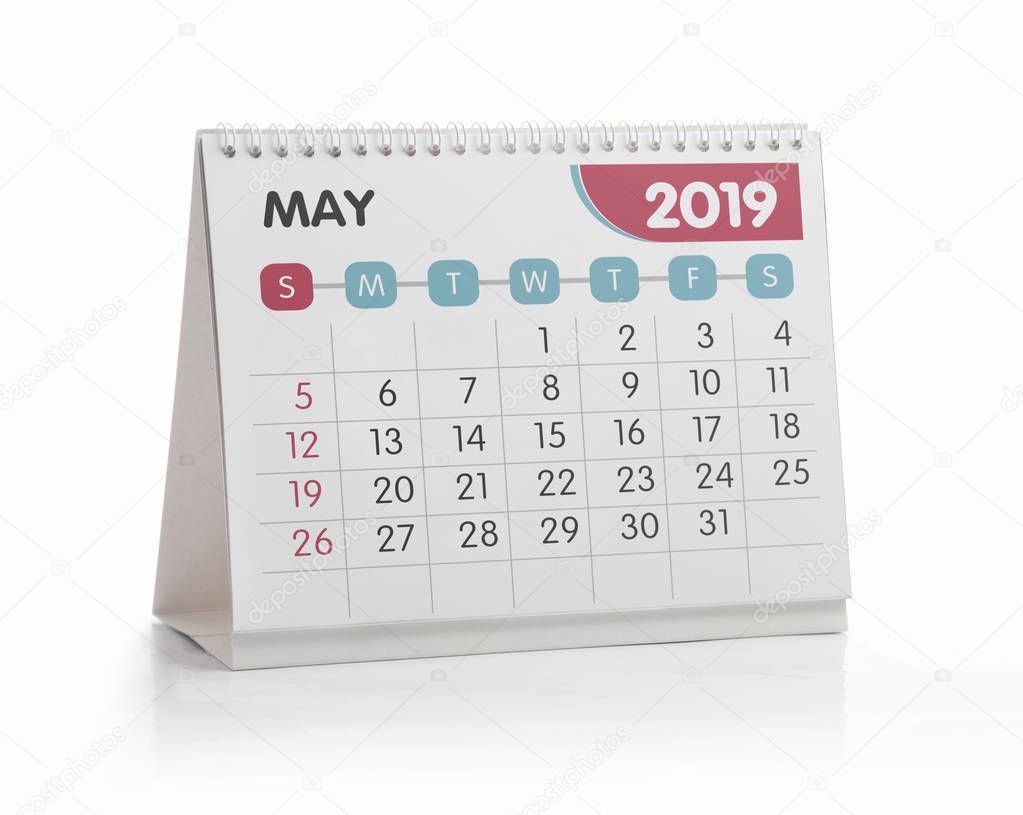 Office Calendar 2019 May
