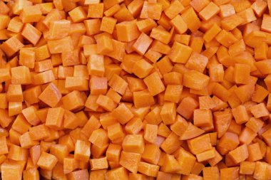 Doğranmış Havuç Küpleri Deseni