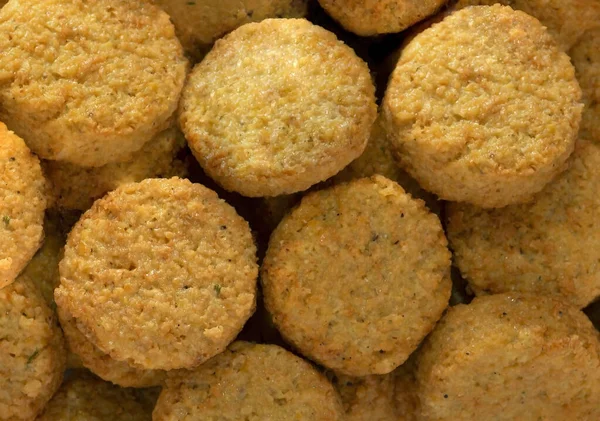 Pattern Background of Falafel Balls — 스톡 사진