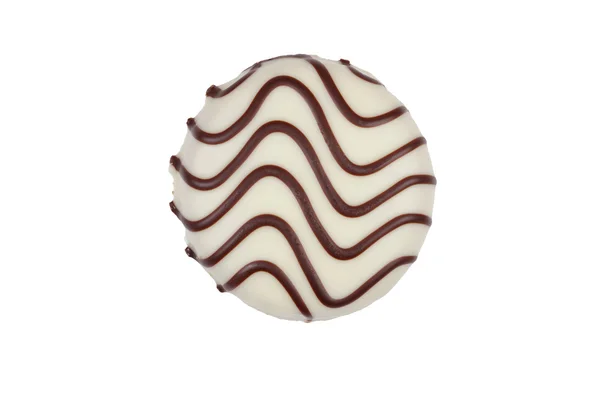 Biscoito com cobertura de chocolate branco — Fotografia de Stock