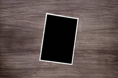 kararmış eski vintage fotoğraf şablona ahşap arka plan