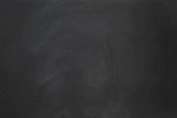 Empty Black Chalkboard Background Chalk Smudge Texture — 스톡 사진