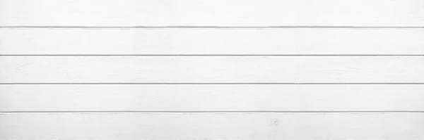 Fundo de madeira branca em formato de banner ou cabeçalho — Fotografia de Stock