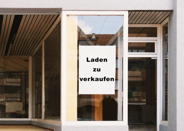 Laden zu verkaufen - Satılık mağaza olarak tercüme ediliyor - Almanca işaret