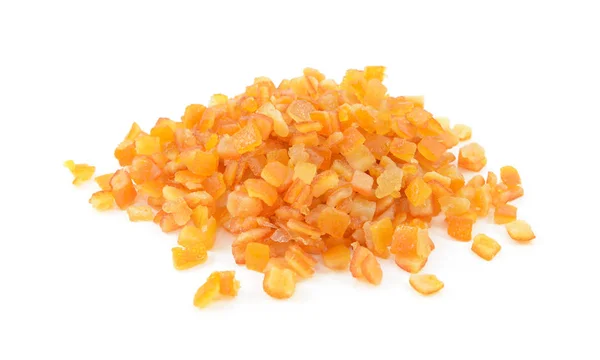 Смешанная кожура, нарезанный апельсин и лимонная цедра для выпечки — стоковое фото