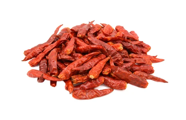 Pikantní červené ptačí chilli papričky — Stock fotografie