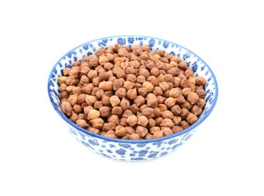 Bir Çin kase siyah nohut