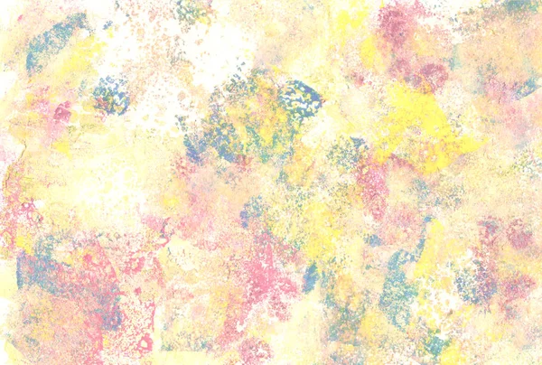 Pintura abstrata colorida pastel daubs — Fotografia de Stock