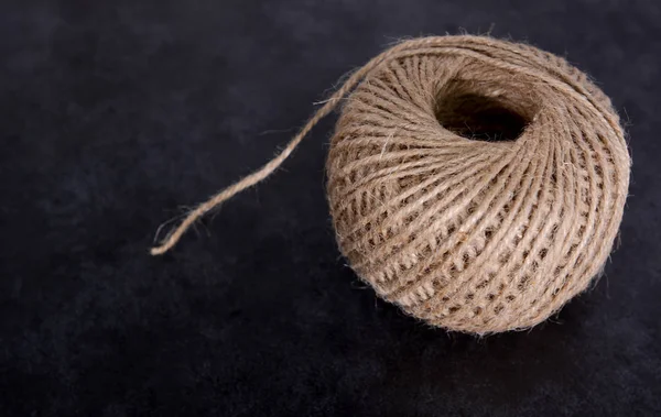 Full ball of coarse garden twine — Stock Photo, Image