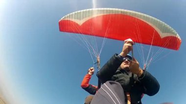 Tandem pragliding, iniş için hazırlık