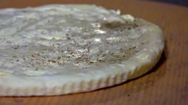 İtalyan pizza hazırlama şefi yakın çekim