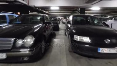 POV yeraltı otopark geniş taşıma