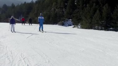 Bansko kayak yamaçta Kayak kişi POV