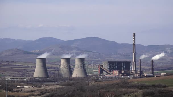 Tężnie Elektrowni Dolinie — Wideo stockowe