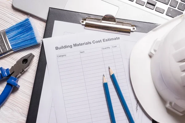 Building materials cost Estimate
