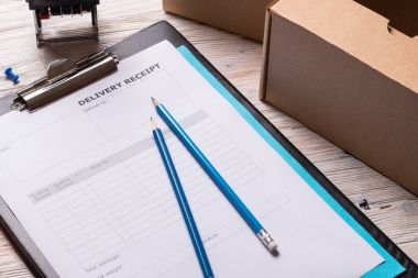 Teslim alındı bilgisi boş belge