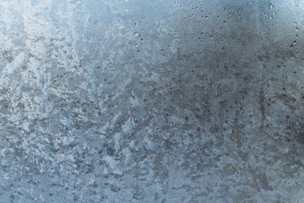 Abstrakta fönster isiga Frost mönster — Stockfoto