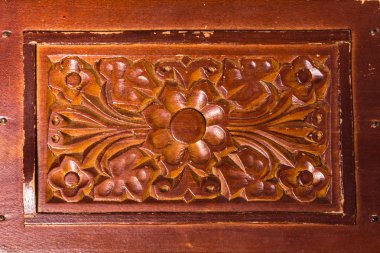 El carves ahşap plaka, paneli