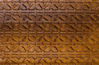 Bir deri pıtırtı doku preslenmiş