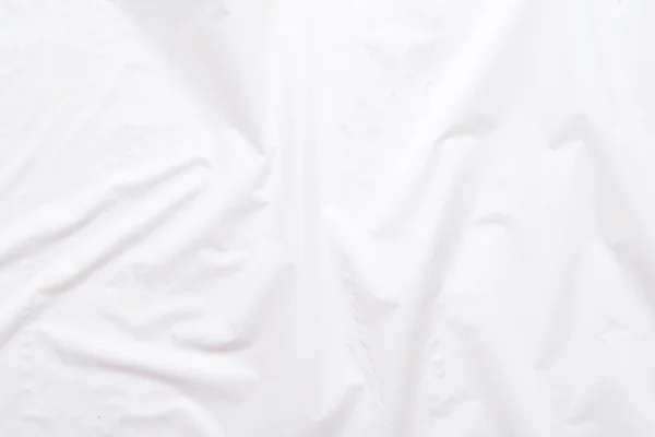 Biały plastikowy polietylen teksturowane tło, przestrzeń kopiowania — Zdjęcie stockowe