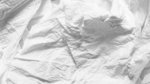 Paper Towel Black White Textured Background Motion Graphic — Stock Video