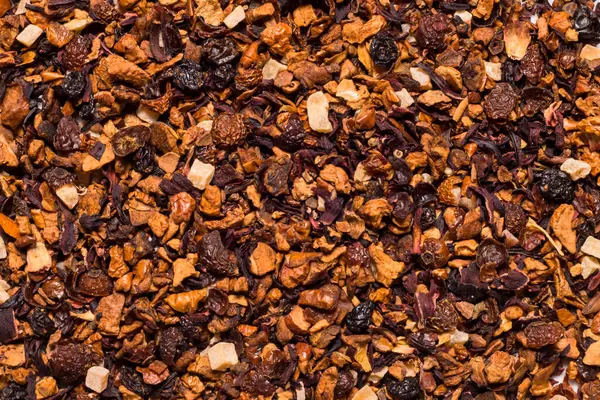 Fruin herbata zbliżenie, teksturowane tło — Zdjęcie stockowe