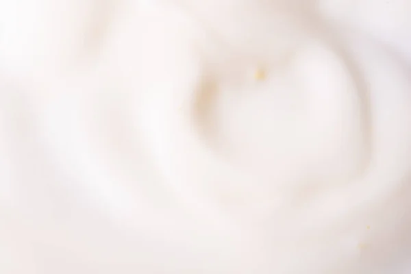 White Yogurt Textured Background Copy Space — Stock Photo, Image