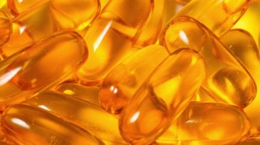 Bir sürü Omega 3 kapsülü, arka plan dokuları