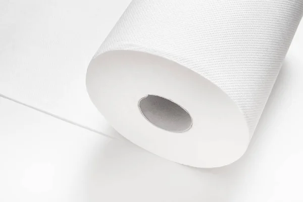 White Large Big Roll Paper Towel — Stock Photo, Image