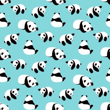 Ayı Panda vektör arka plan