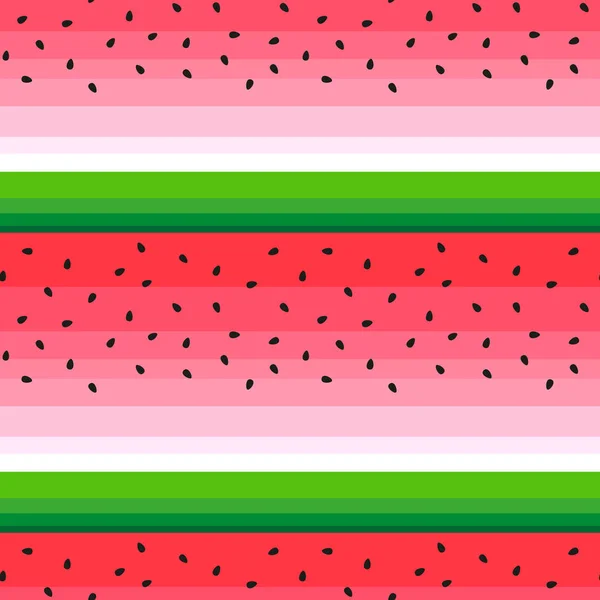 Vector watermelon seamless background — Stock Vector