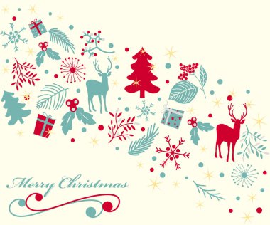 Noel tebrik kartı..