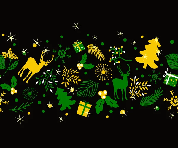 Christmas background pattern — Stock Vector