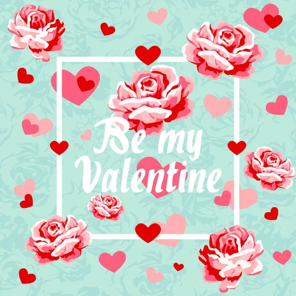 Happy Valentines Day fond vectoriel — Image vectorielle