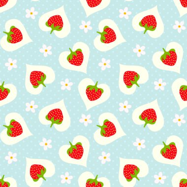 Çilek pürüzsüz desen