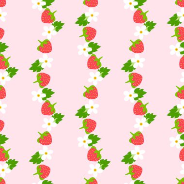 çilek vektör arka plan 