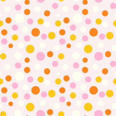 Renkli Noktasız Desen