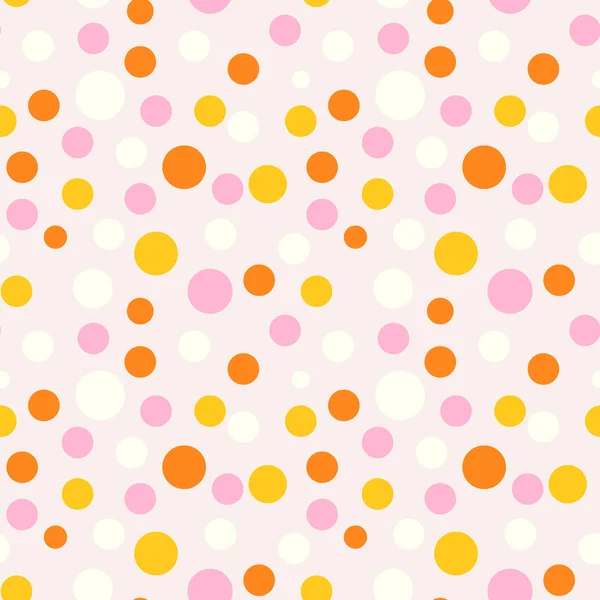 Colorful dot seamless pattern — Stock Vector