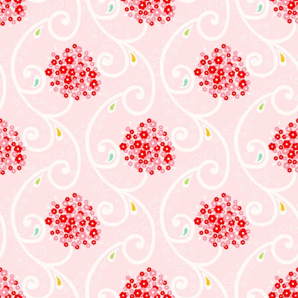 Seamless  pattern with small flowers — Stock Vector