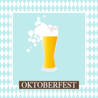 Oktoberfest kutlamaları dokulu arka plan üzerinde tasarım.