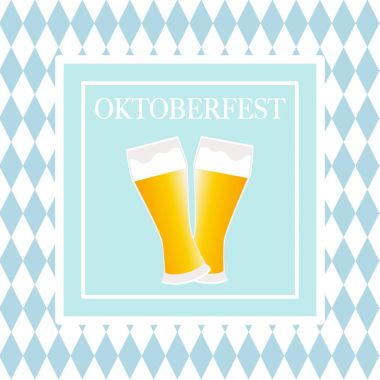 Oktoberfest kutlamaları dokulu arka plan üzerinde tasarım.
