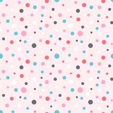 Sorunsuz vektör desen noktalı.