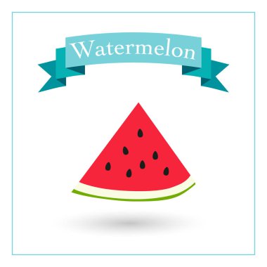 karpuz vektör çizimi.