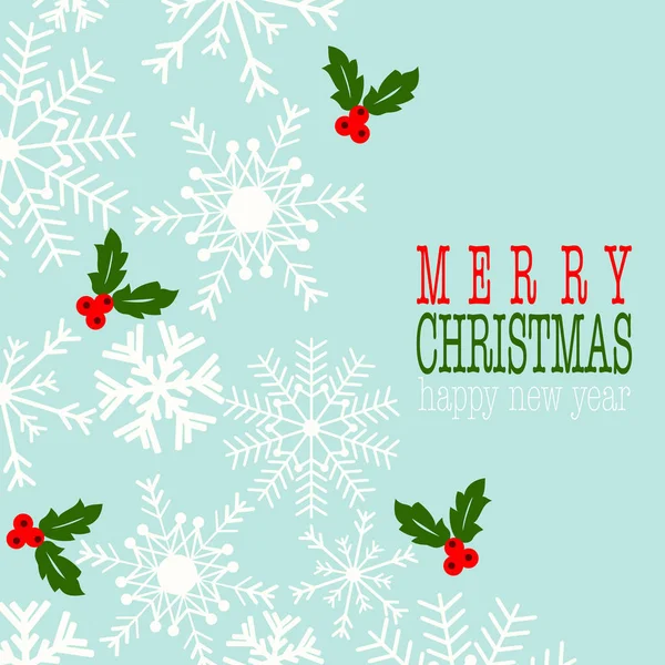 Merry Christmas and happy new year background — Stock Vector